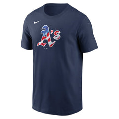 Athletics Americana T-Shirt Navy | Nike