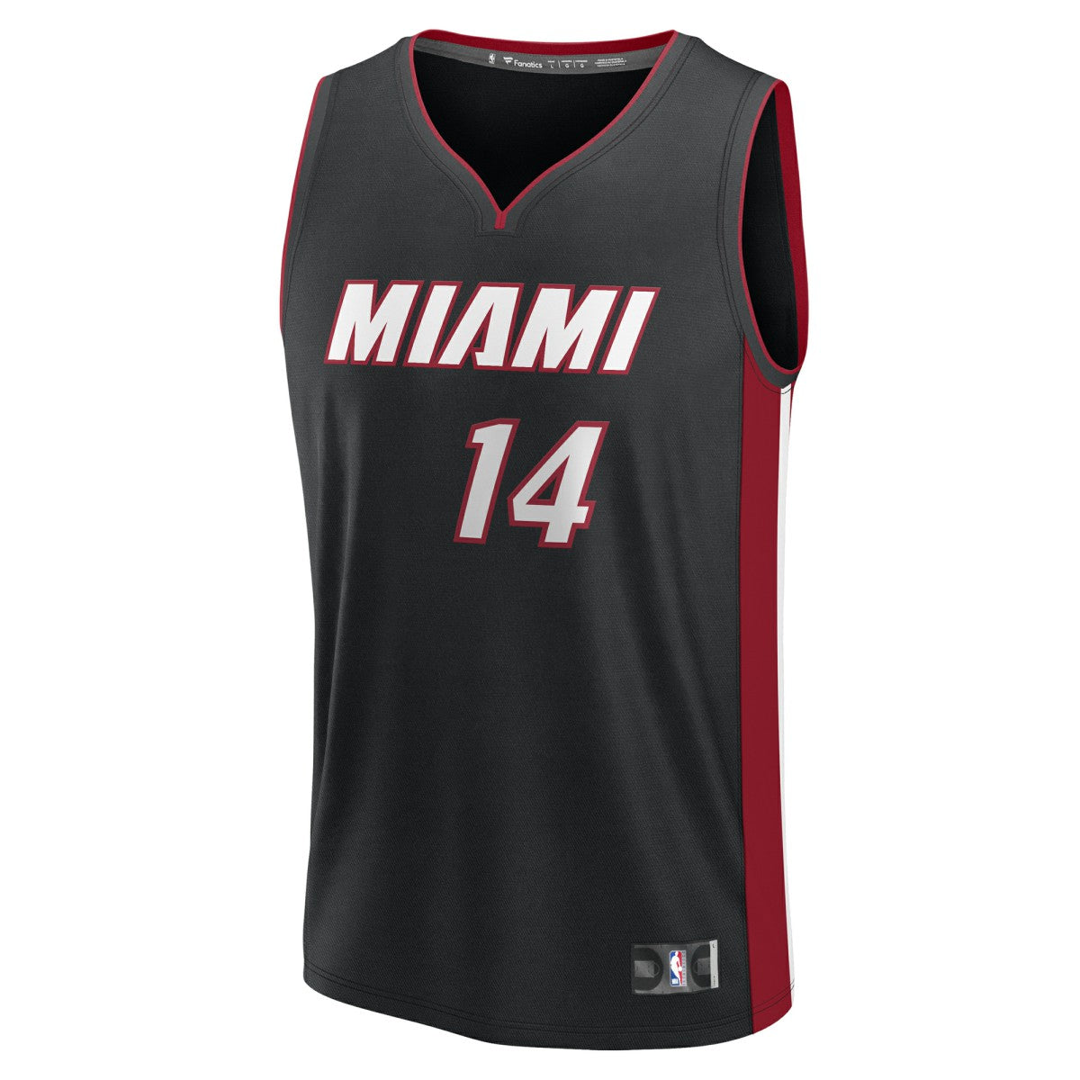 Tyler Herro Miami Heat Fast Break Replica Player Jersey - Black - Icon Edition