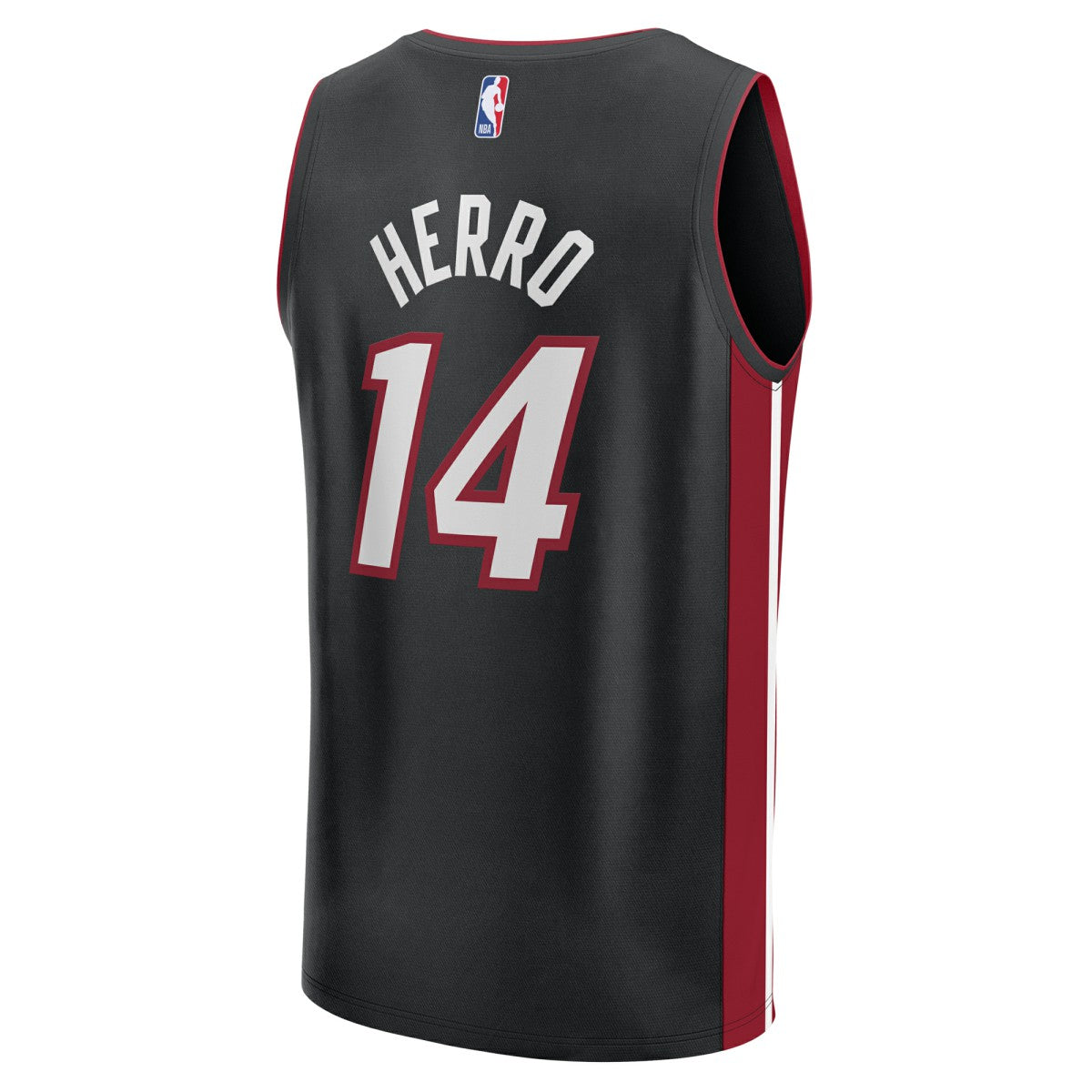Tyler Herro Miami Heat Fast Break Replica Player Jersey - Black - Icon Edition