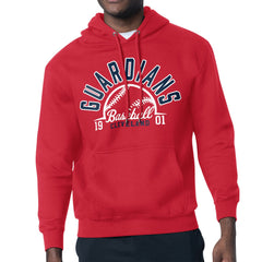 Cleveland Guardians Starter Half Ball Team Graphic Pullover Hoodie Red