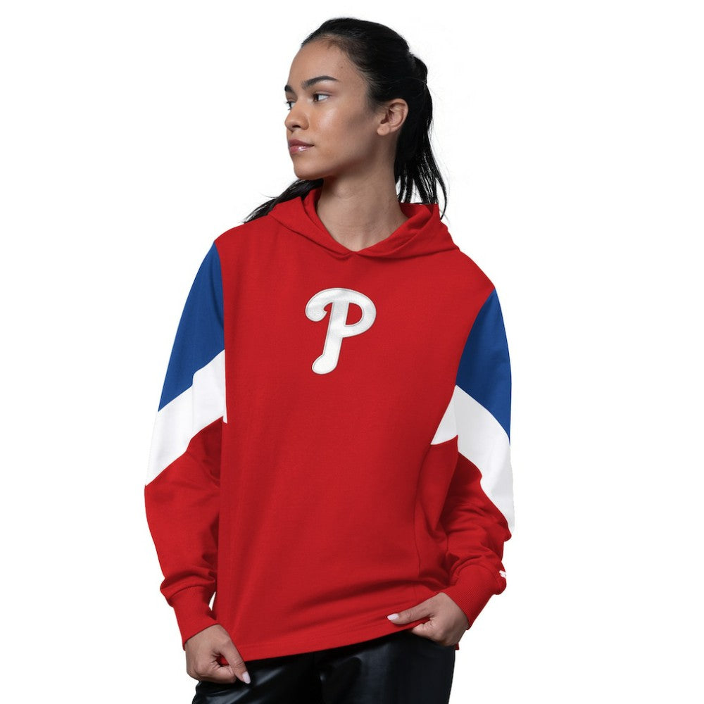 Philadelphia Phillies Starter Women's Scrimmage Pullover Hoodie Red