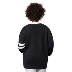 New York Yankees Starter Women's Back Shot Button-Up Cardigan Sweater Black