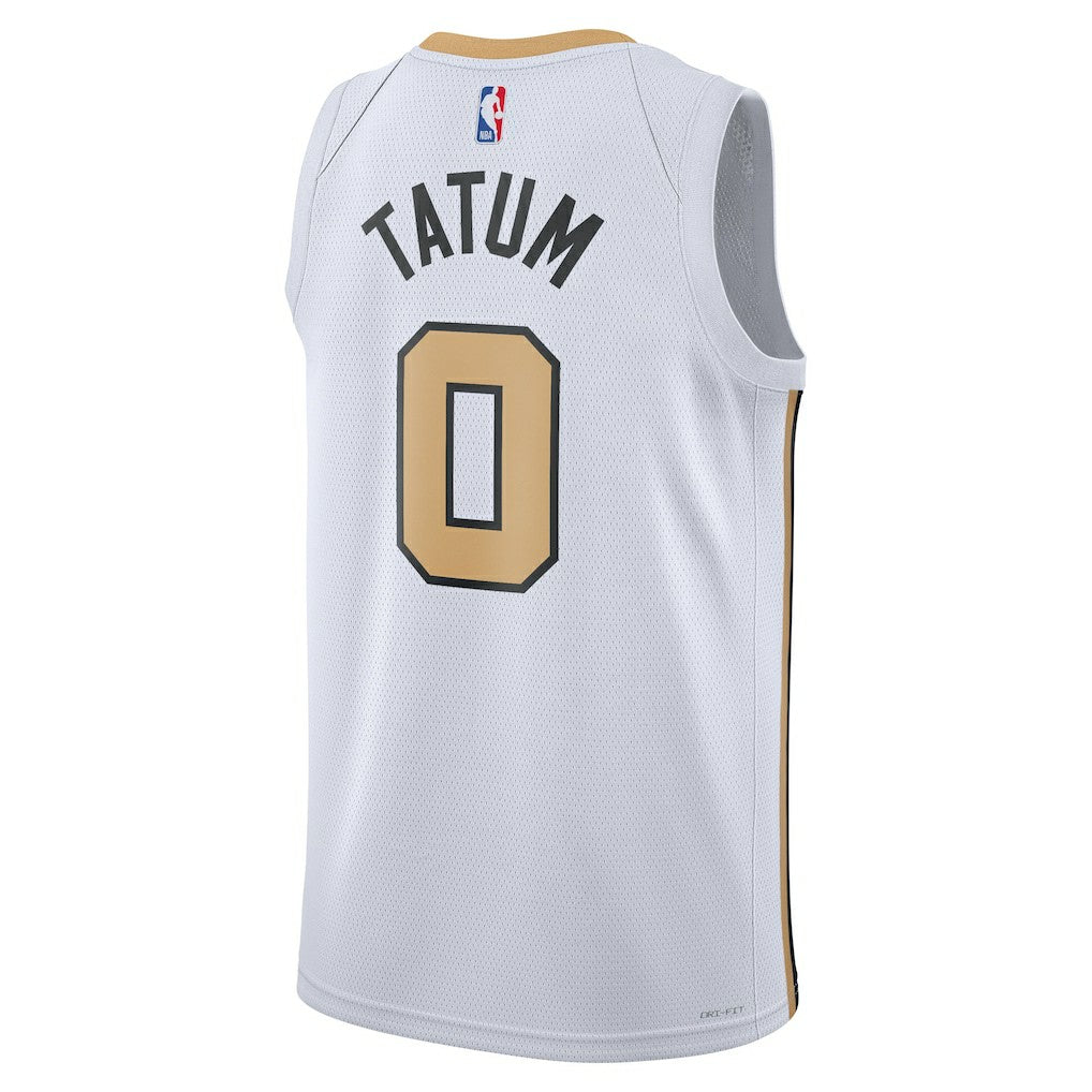 Jayson Tatum Boston Celtics Unisex 2025/26 Swingman Jersey - White - City Edition