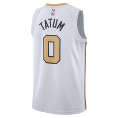 Jayson Tatum Boston Celtics Unisex 2025/26 Swingman Jersey - White - City Edition