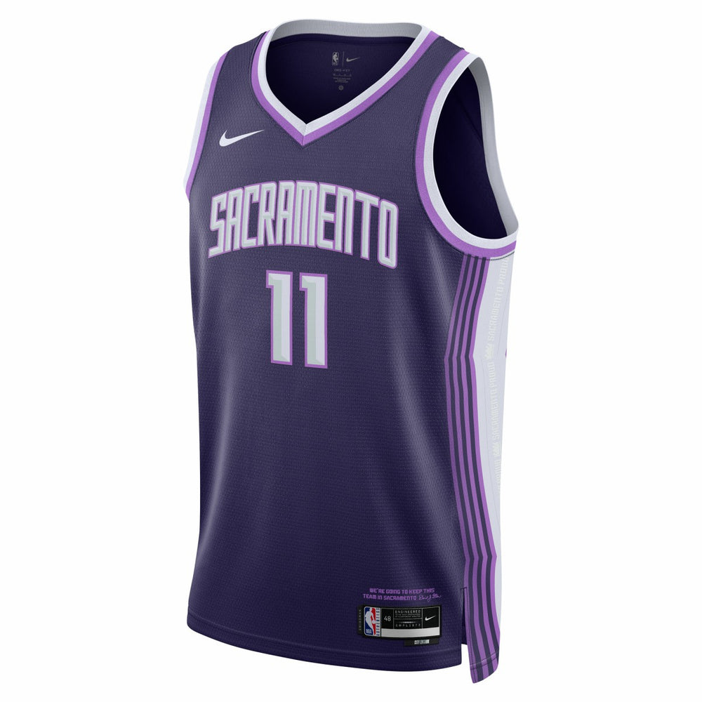 Domantas Sabonis Sacramento Kings Unisex 2025/26 Swingman Jersey - Purple - City Edition