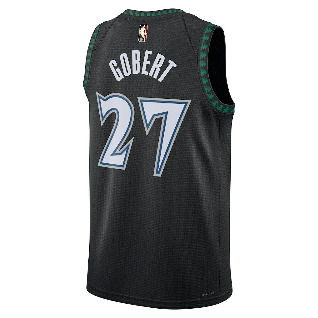Rudy Gobert Minnesota Timberwolves Unisex Swingman Jersey - Classic Edition - Black