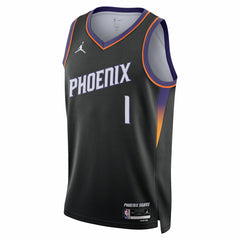 Devin Booker Phoenix Suns Jordan Brand Unisex Swingman Jersey - Statement Edition - Black on sale