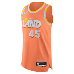 Donovan Mitchell Cleveland Cavaliers Unisex 2025/26 Authentic Jersey sale - City Editi- Orange