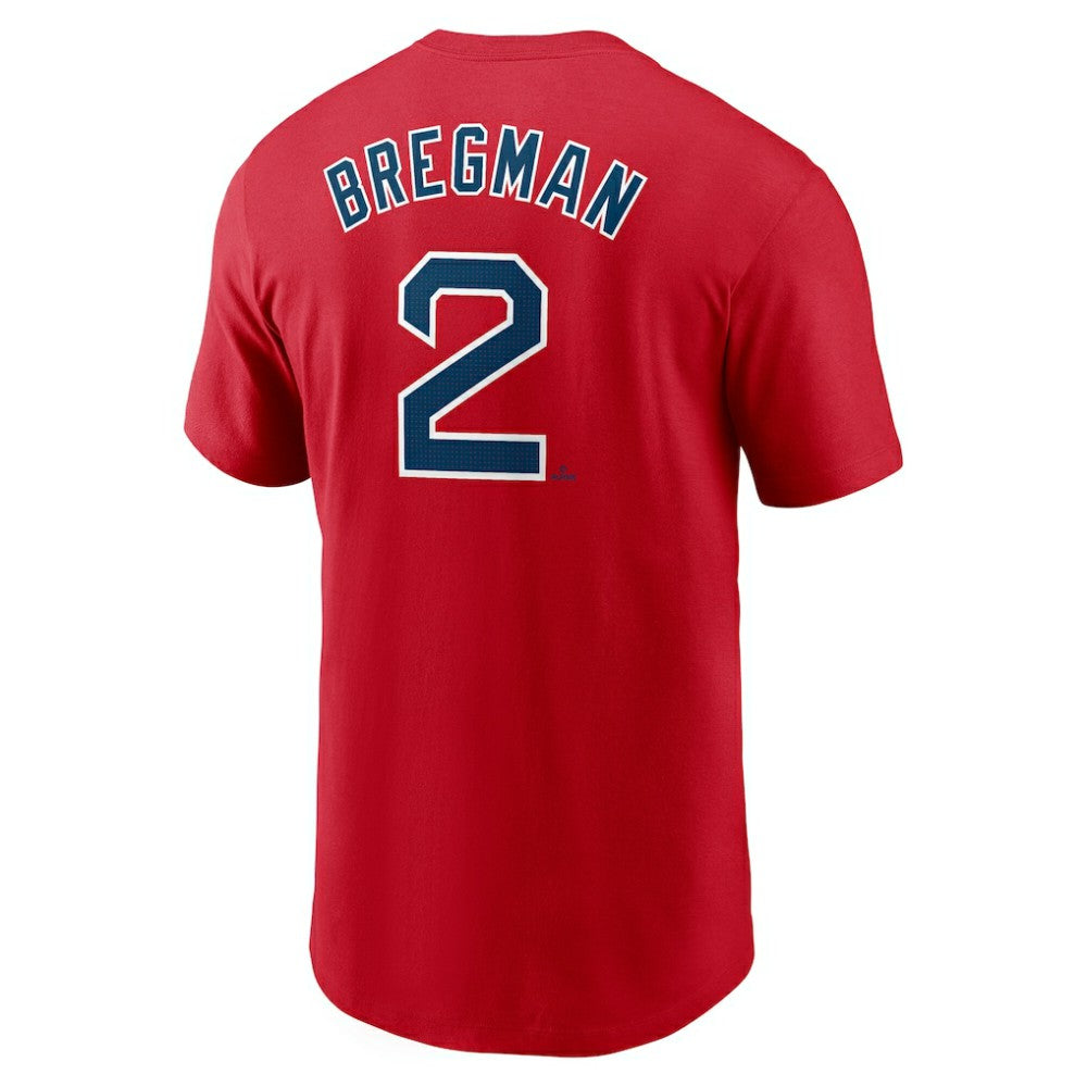Alex Bregman Boston Red Sox Fuse Name & Number T-Shirt Red | Nike