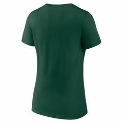 Athletics Women's Logo V-Neck T-Shirt Green
