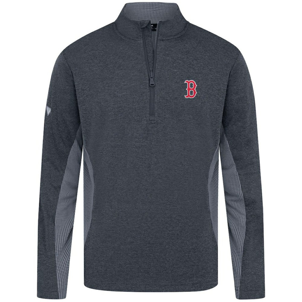 Boston Red Sox Levelwear Waffle Insignia 2.0 Quarter-Zip Pullover Navy