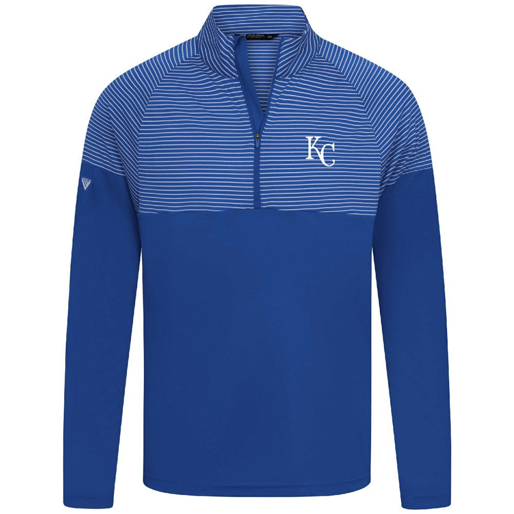 Kansas City Royals Levelwear Classic Stripes Insignia 2.0 Pullover Royal