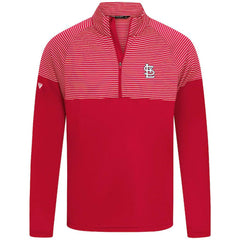 St. Louis Cardinals Levelwear Classic Stripes Insignia 2.0 Pullover Red