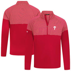 Philadelphia Phillies Levelwear Classic Stripes Insignia 2.0 Pullover Red