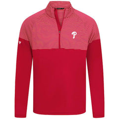 Philadelphia Phillies Levelwear Classic Stripes Insignia 2.0 Pullover Red