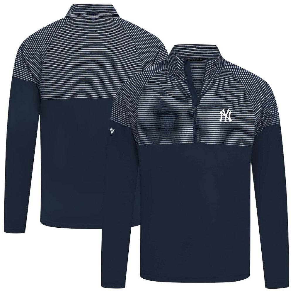 New York Yankees Levelwear Classic Stripes Insignia 2.0 Pullover Navy