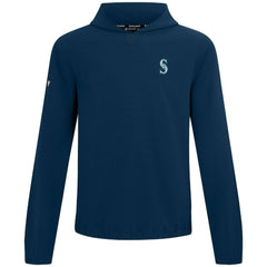 Seattle Mariners Levelwear Action Insignia 2.0 Pullover Hoodie Navy