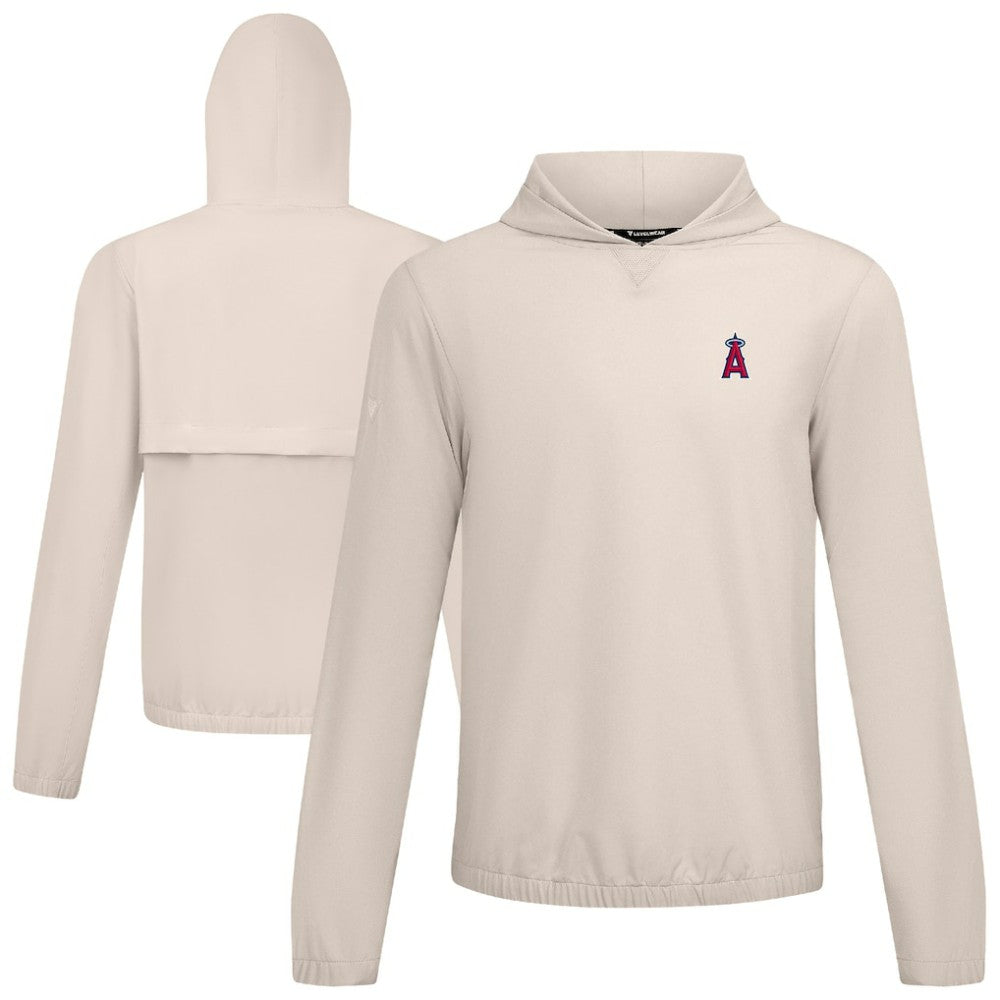 Los Angeles Angels Levelwear Action Insignia 2.0 Pullover Hoodie Khaki