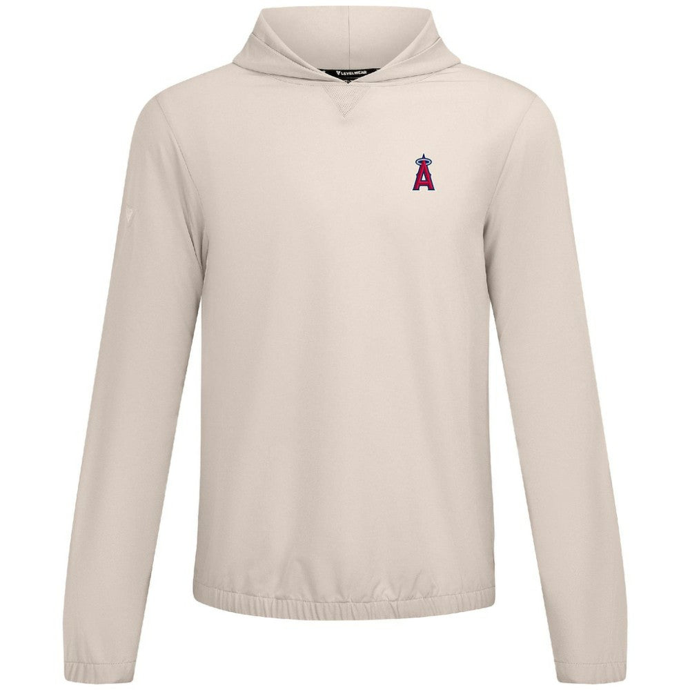 Los Angeles Angels Levelwear Action Insignia 2.0 Pullover Hoodie Khaki