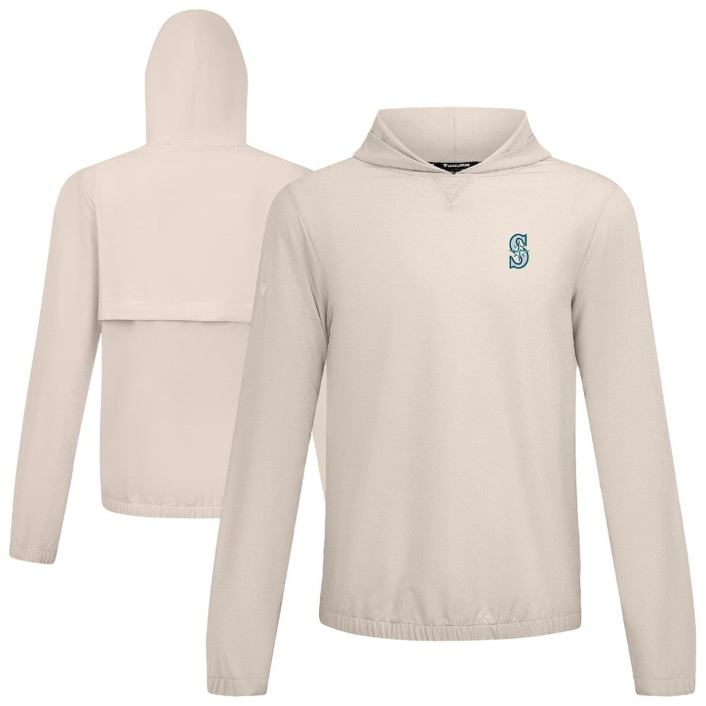 Seattle Mariners Levelwear Action Insignia 2.0 Pullover Hoodie Khaki