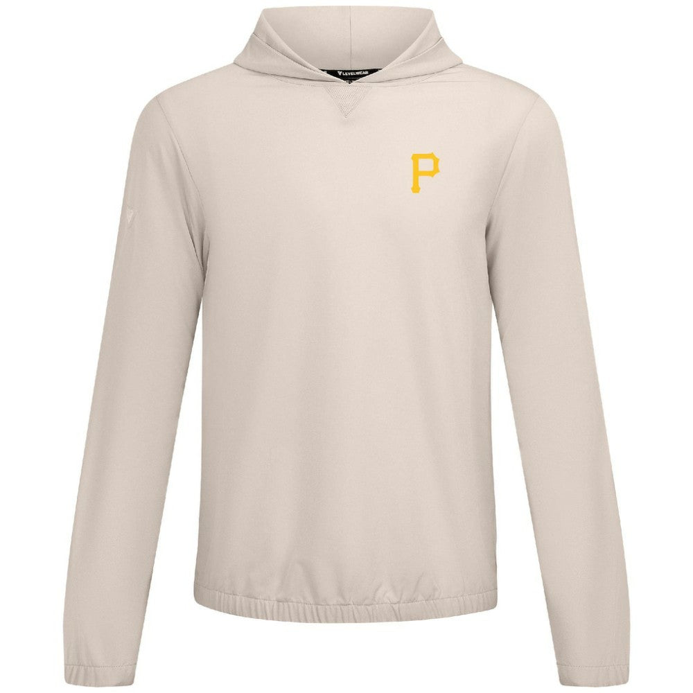 Pittsburgh Pirates Levelwear Action Insignia 2.0 Pullover Hoodie Khaki