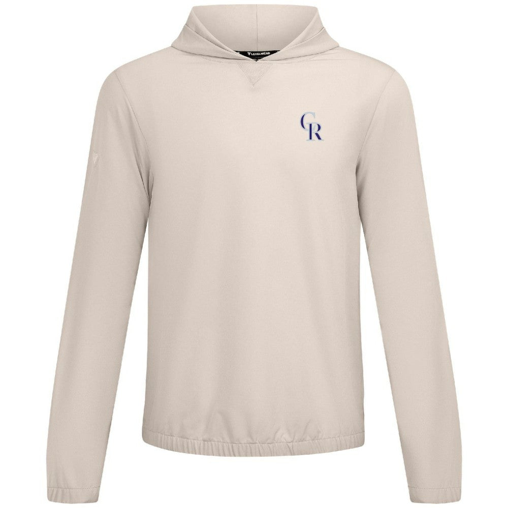 Colorado Rockies Levelwear Action Insignia 2.0 Pullover Hoodie Khaki
