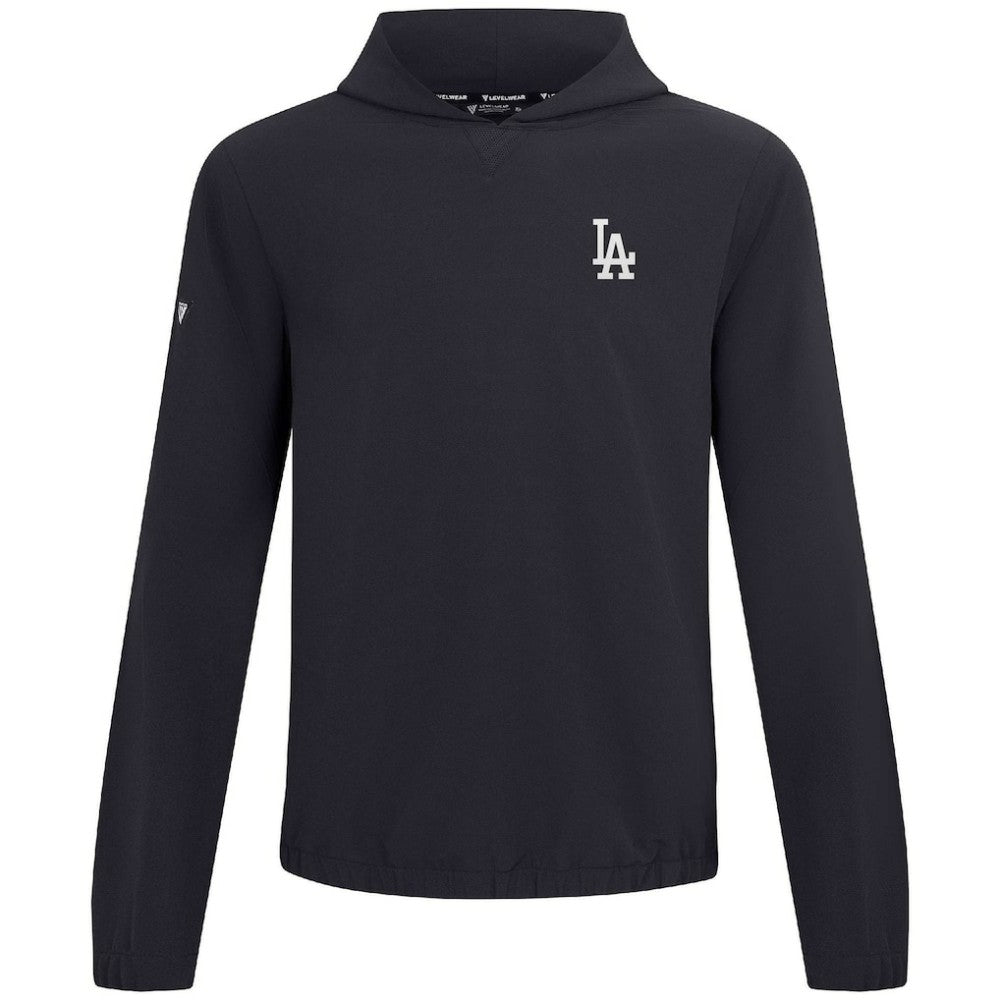 Los Angeles Dodgers Levelwear Action Insignia 2.0 Pullover Hoodie Black