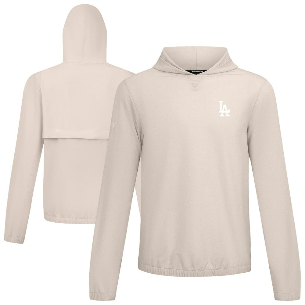 Los Angeles Dodgers Levelwear Action Insignia 2.0 Pullover Hoodie Khaki