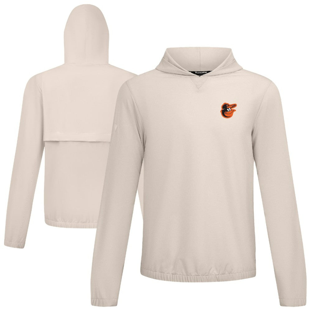 Baltimore Orioles Levelwear Action Insignia 2.0 Pullover Hoodie Khaki