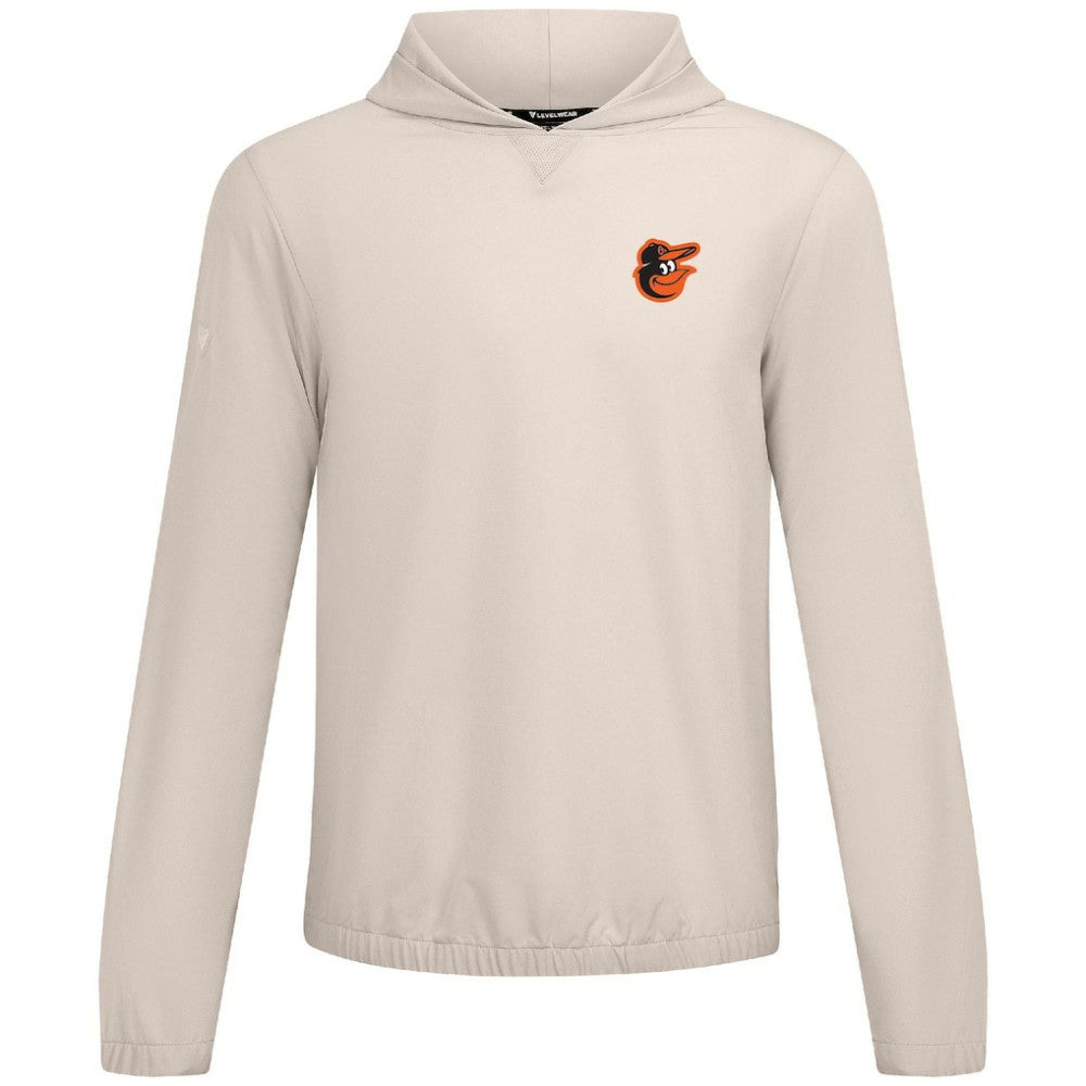 Baltimore Orioles Levelwear Action Insignia 2.0 Pullover Hoodie Khaki