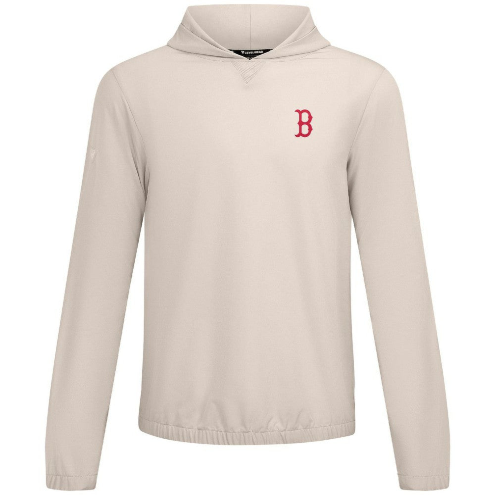 Boston Red Sox Levelwear Action Insignia 2.0 Pullover Hoodie Khaki