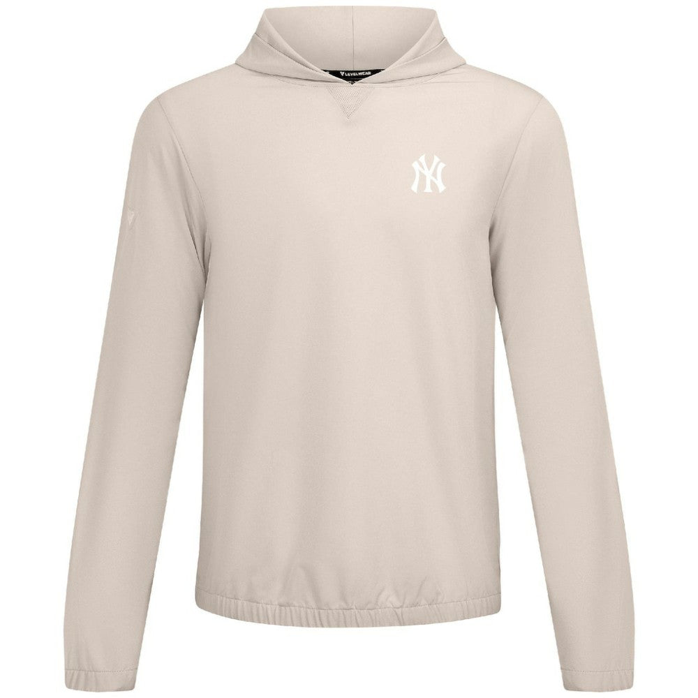 New York Yankees Levelwear Action Insignia 2.0 Pullover Hoodie Khaki