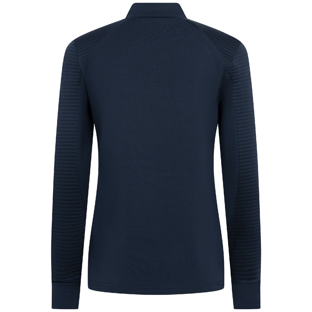 Milwaukee Brewers Levelwear Women's Power Insignia 2.0 Quarter-Zip Pullover Top Navy