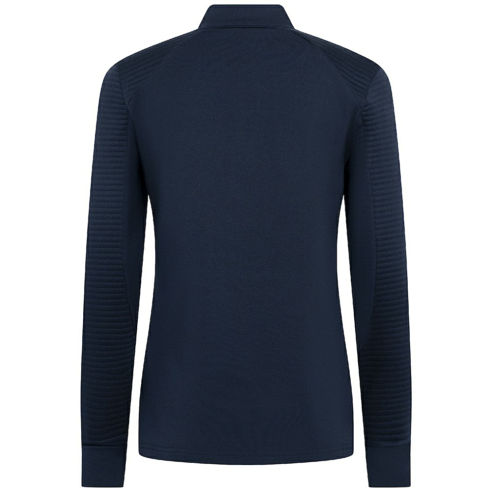 Los Angeles Dodgers Levelwear Women's Power Insignia 2.0 Quarter-Zip Pullover Top Navy