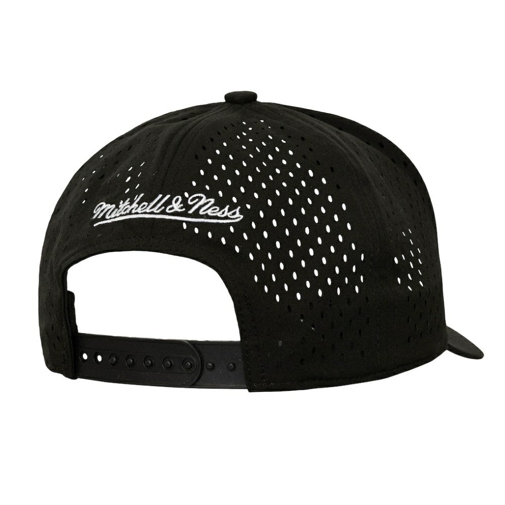 Houston Astros Perfect Icon Pro Pinch Snapback Hat Black | Mitchell & Ness