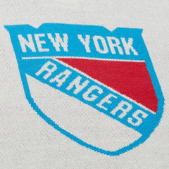 New York Rangers Mitchell & Ness Centennial Retro Logo Sweater Cream