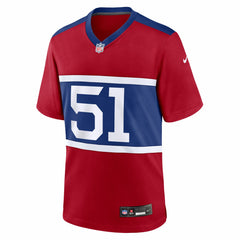 Abdul Carter New York Giants First Round Pick Alternate Game Jersey - Red