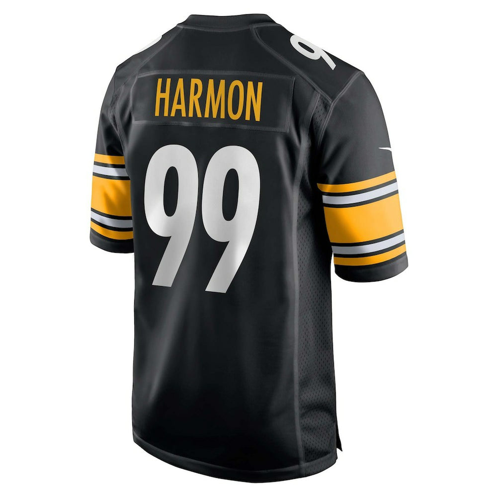 Derrick Harmon Pittsburgh Steelers 2025 NFL Draft First Round Pick Game Jersey - Black