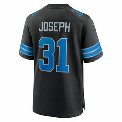 Kerby Joseph Detroit Lions Alternate Game Jersey - Black