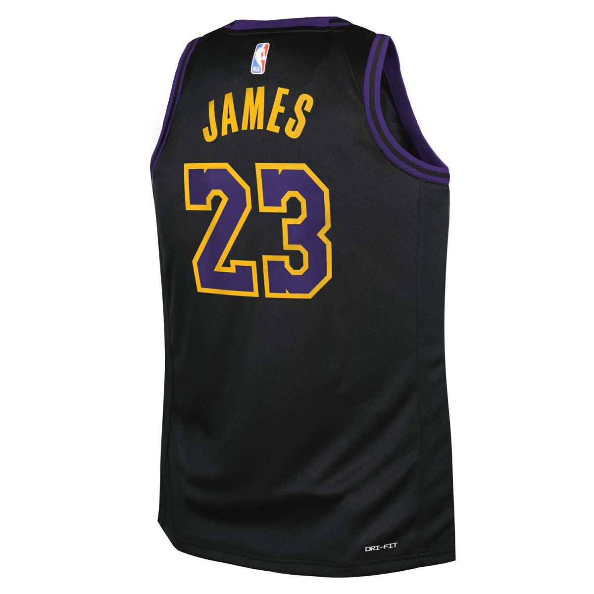 LeBron James Los Angeles Lakers Youth 2025/26 City Edition Swingman Jersey - Black