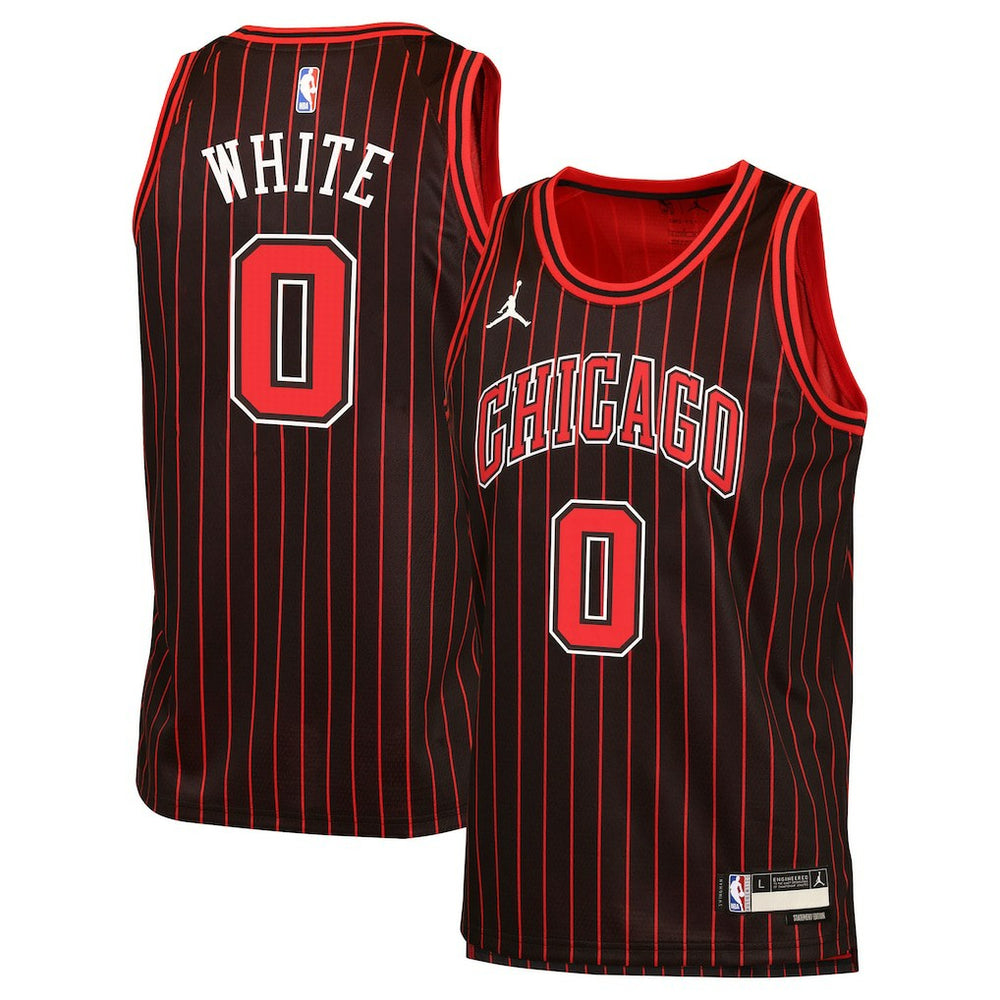 Coby White Chicago Bulls Jordan Brand Youth Swingman Jersey sale - Statement Editi- Black for sale