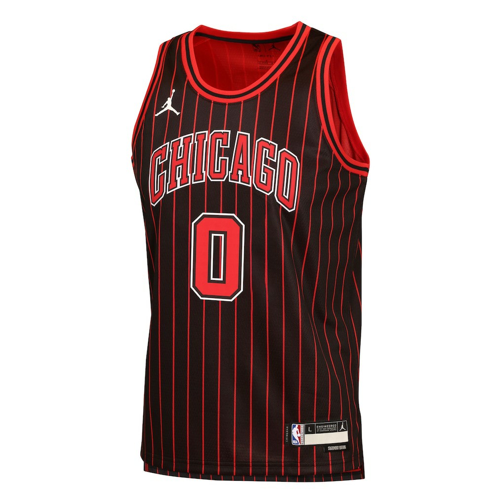 Coby White Chicago Bulls Jordan Brand Youth Swingman Jersey sale - Statement Editi- Black for sale