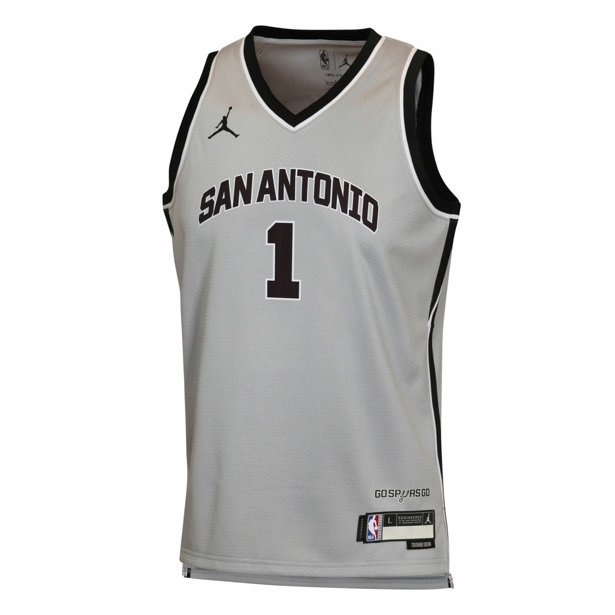 Victor Wembanyama San Antonio Spurs Jordan Brand Youth Swingman Jersey - Statement Edition - Silver shop