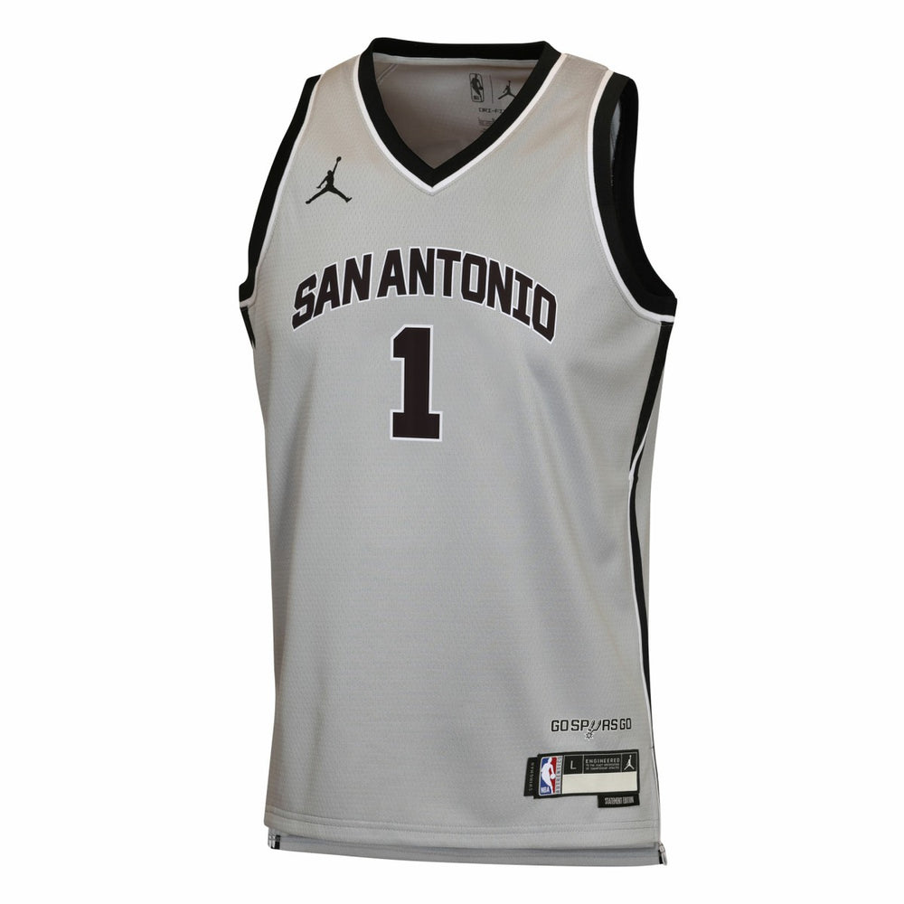 Victor Wembanyama San Antonio Spurs Jordan Brand Youth Swingman Jersey - Statement Edition - Silver shop