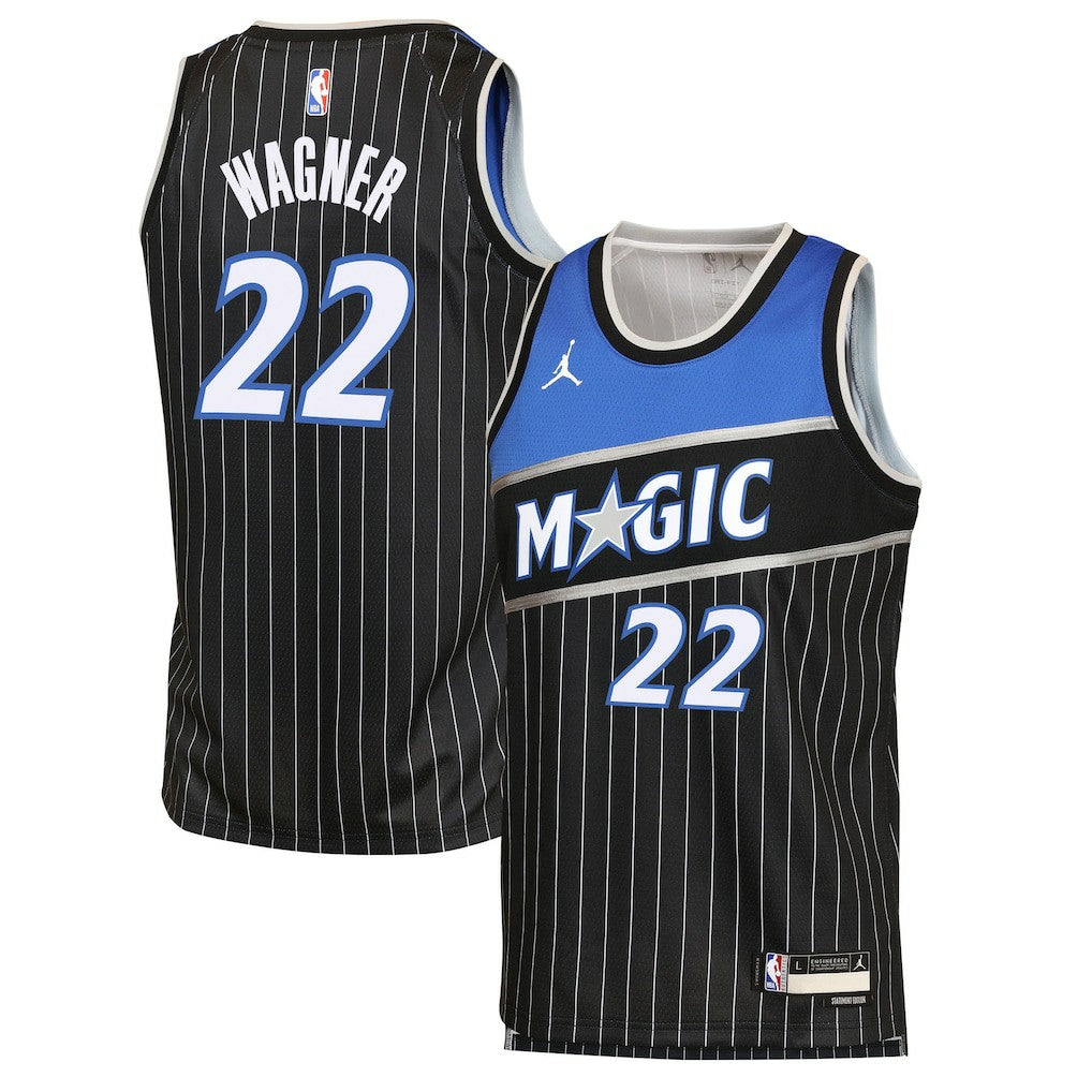 Franz Wagner Orlando Magic Jordan Brand Youth Swingman Jersey - Statement Edition - Black cheap