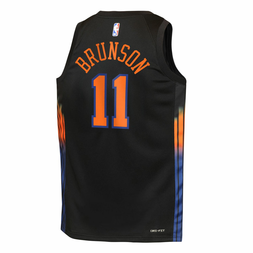 Jalen Brunson New York Knicks Jordan Brand Youth Swingman Jersey - Statement Edition - Black on sale