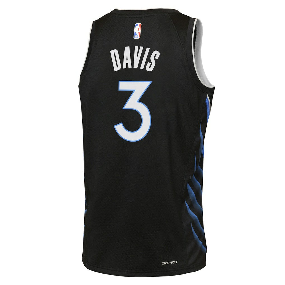 Anthony Davis Dallas Mavericks Youth 2025/26 City Edition Swingman Jersey sale - Black