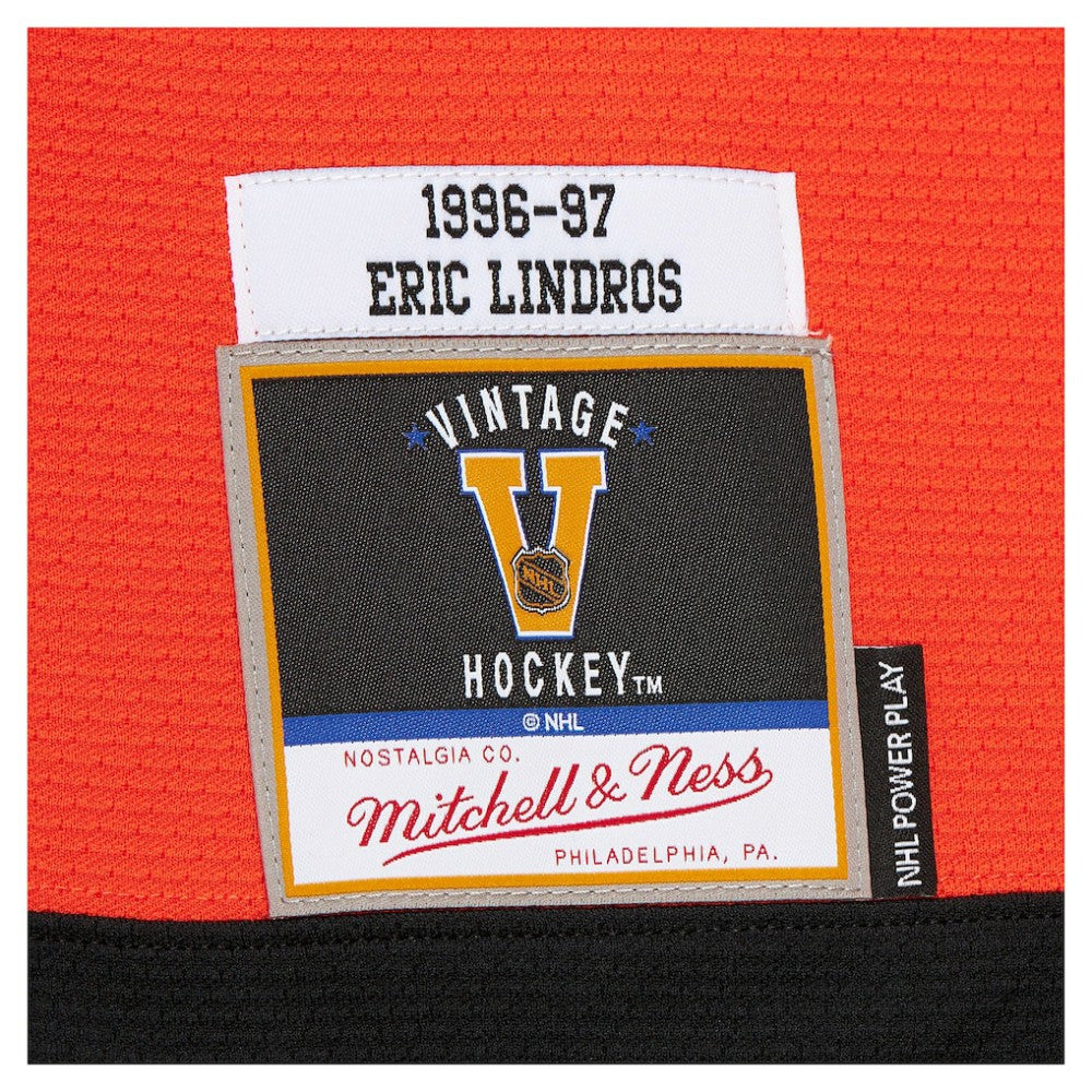 Eric Lindros Philadelphia Flyers Mitchell & Ness Big & Tall 1996-97 Blue Line 2.0 Jersey Orange