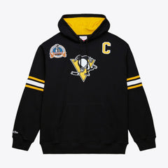 Mario Lemieux Pittsburgh Penguins Mitchell & Ness 1992 Name & Number Premium Pullover Hoodie Black