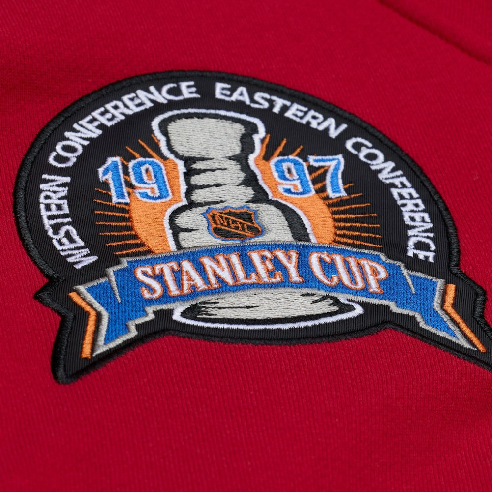 Steve Yzerman Detroit Red Wings Mitchell & Ness 1997 Name & Number Premium Pullover Hoodie Scarlet